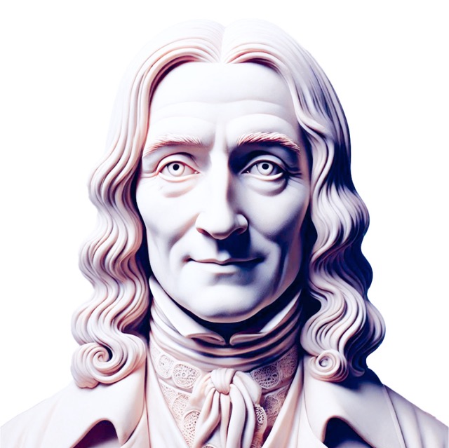 John Locke profile portrait